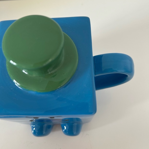 New Mr. Men Little Miss Mr. GRUMPY by Magenta Blue Top Hat Topper Mug🎩💙💚 - Picture 9 of 9